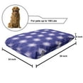 thumbnail image 2 of Abstract Pet Bed, Unusual Dreamy Pattern with Shapes, Chew Resistant Pad for Dogs and Cats Cushion with Removable Cover, 24" x 39", Blue Violet Pastel Purple, by Ambesonne, 2 of 4