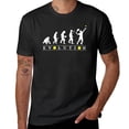 thumbnail image 1 of Camiseta divertida de evolución de tenis evolución del jugador de tenis blusa divertida camiseta de diseñador para hombre, 1 of 7