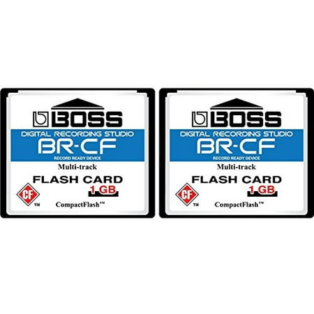 Digital Camera 1gb Card - 2-Pack 1GB Boss Roland BR-CF CompactFlash CF Memory Card for BR-600, BR-864, BR-900CD, MC-808 (2-Pack)