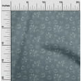 thumbnail image 2 of oneOone Cotton Poplin Grayish Blue Fabric Harvest Dress Material Fabric Print Fabric By The Yard 42 Inch Wide, 2 of 4