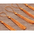 thumbnail image 2 of Mini Silky Handmade Soft Flossy Bookmark Tassels with Cord Loop for Keychain Earring Jewelry Making, Souvenir, Graduation, Clothing Sewing, Gift Tag DIY Craft Projects, 20PCS (Light Gold), 2 of 11