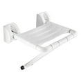 thumbnail image 1 of Taburete plegable para baño montado en la pared 330 libras con peso antideslizante Asiento de MABOTO Taburete plegable, 1 of 7