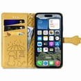 thumbnail image 3 of Funda Cartera FOXDOCK para iPhone 17 , Flip PU con Relieve de Gatos y Perros, Tarjetero y Soporte, 3 of 6