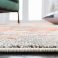 thumbnail image 4 of SAFAVIEH Madison Oscar Abstract Distressed Area Rug, Grey/Orange, 4' x 6', 4 of 8