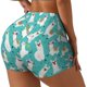 thumbnail image 1 of Fotbe Cartoon Llamas Shorts Sin Costuras – Shorts Deportivos de Cintura Alta para Mujer, Elásticos para Gimnasio, Yoga, Running o Ciclismo-XX-Large, 1 of 8