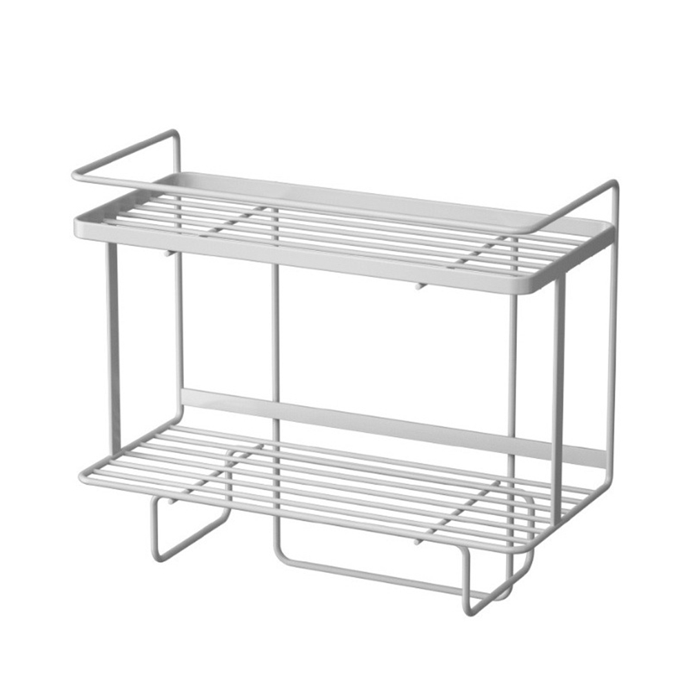 Toilet Rack Toilet Shelf Above Closestool Free Punching Multi-function  Bathroom Kitchen Storage Rack With Supporting Feet