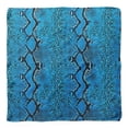 thumbnail image 4 of Bimba Blue Leopard & Snake Animal Skin Printed Pure Silk Scarf Neck Wrap Summer Hair Bandanas For Women 40 x 40 Inches, 4 of 6