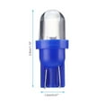 thumbnail image 2 of 10X Blue T10 168 194 Led Bulbs Instrument Gauge Cluster Dash Light W/ Sockets, 2 of 6