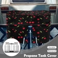 thumbnail image 4 of Psesaysky Cherry Print RV Propane Tank Cover with Zipper Weather Resistant RV Camper Propane Cylinder Dual Cover for Travel, Polyester Dual Propane Tank Protective Cover, 4 of 8