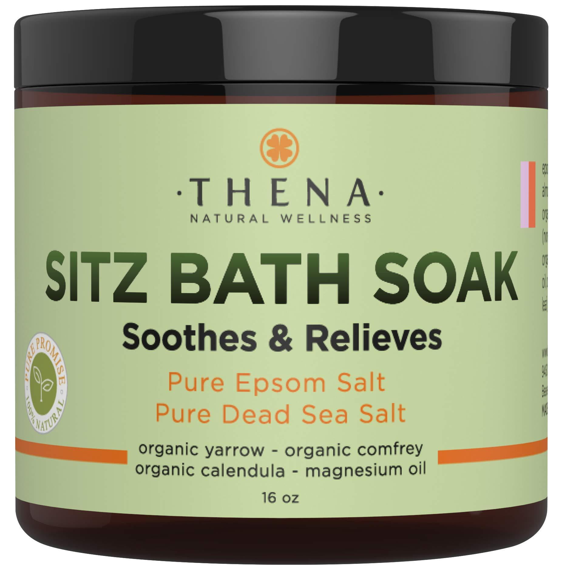Best Organic Sitz Bath Soak For Postpartum Care Recovery & Natural Hemorrhoid Treatment, Soothes