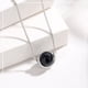 thumbnail image 2 of Collar de semicírculo geométrico simple de Saturno, cuentas de cielo estrellado, cadena de clavícula, tanabata, regalo del Día de San Valentín, 2 of 5