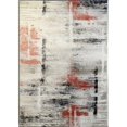 thumbnail image 1 of Dynamic Rugs IN69321146314 Tapis Rectangulaire Moderne 5 Pi. 3 Po. x 7 Pi. 7 Po. Infinity 32114 - 6314 Ivoire & Rouille, 1 of 1