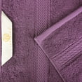 thumbnail image 6 of Superior 800 GSM Egyptian Cotton Heavyweight Bath Sheet Set of 2, Plum, 6 of 10