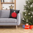 thumbnail image 3 of Puntoco Christmas Snowflake Pillow Cover, Christmas Tree Printed Home Cushion Cover, Sofa Cushion Cover, 3 of 5