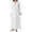 46#White, variant on Women Solid Caftan Kaftan Loungewear Maxi Plus Size Long Loose Dress S to 3XL