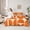 Orange, variant on Manfei Colorful Polka Dot Bedding Comforter Set 7pcs, Mid Century Minimalism Queen Bedding Sets, Vintage Abstract Reversible Queen Sheet Sets, Super Cozy Room Decor