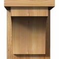 thumbnail image 2 of 8"W x 10"D x 10"H Huntington Rough Sawn Corbel w/Backplate, Western Red Cedar, 2 of 9