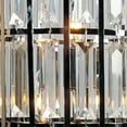thumbnail image 4 of 20 Inch Modern Table Lamp, Metal Cage Shade with Glass Accents, Chrome- Saltoro Sherpi, 4 of 5