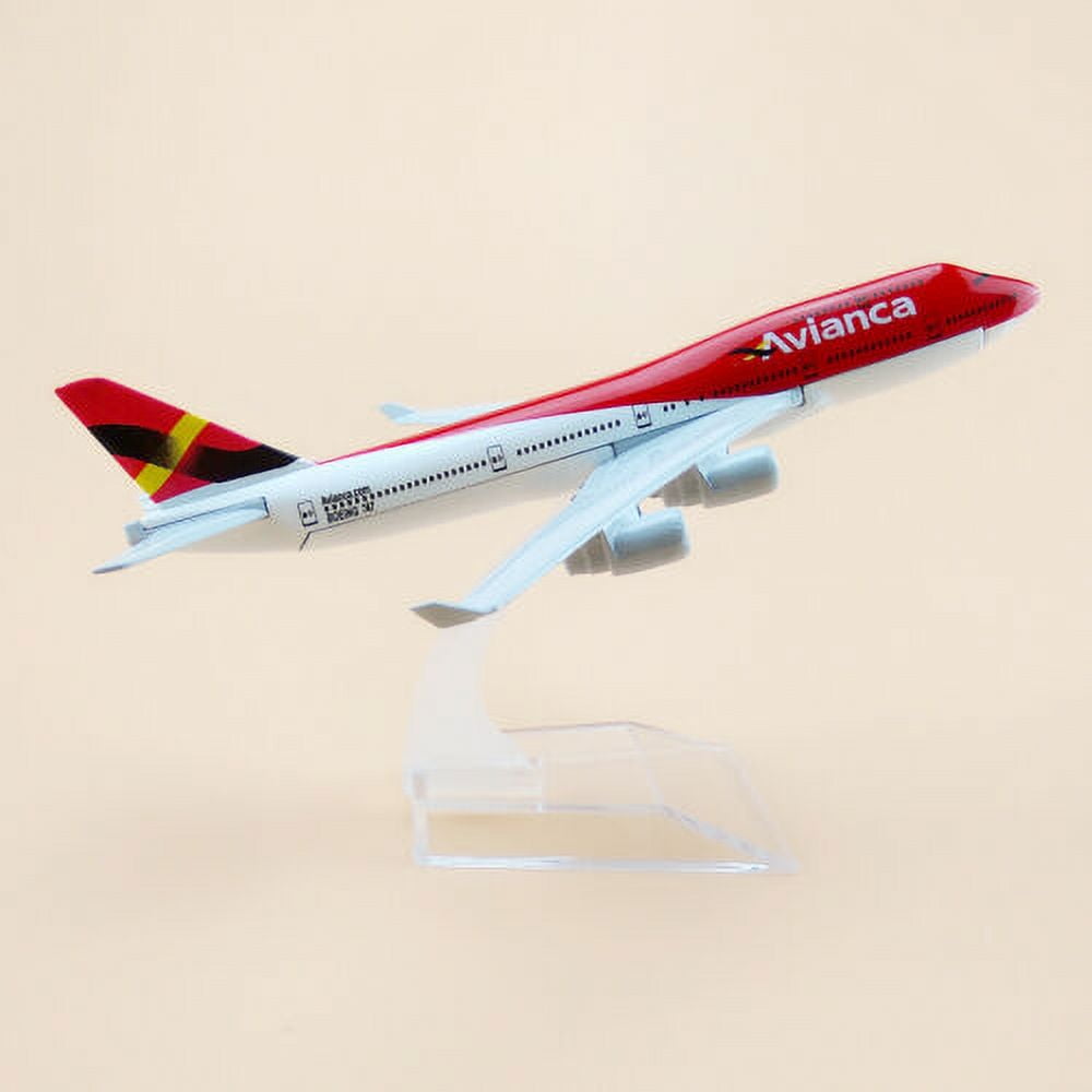 16cm Air AVIANCA Boeing B747-400 Airlines Airplane Model Plane Diecast Aircraft