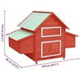 thumbnail image 2 of vidaXL Chicken Coop Hen House with 2 Nesting Boxes Chicken Pen Solid Fir Wood, 2 of 7