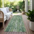 thumbnail image 6 of Addison Rugs Chantille Indoor/Outdoor Transitional Stripes Green Washable Runner Rug, 2'3" x 7'6", 6 of 6