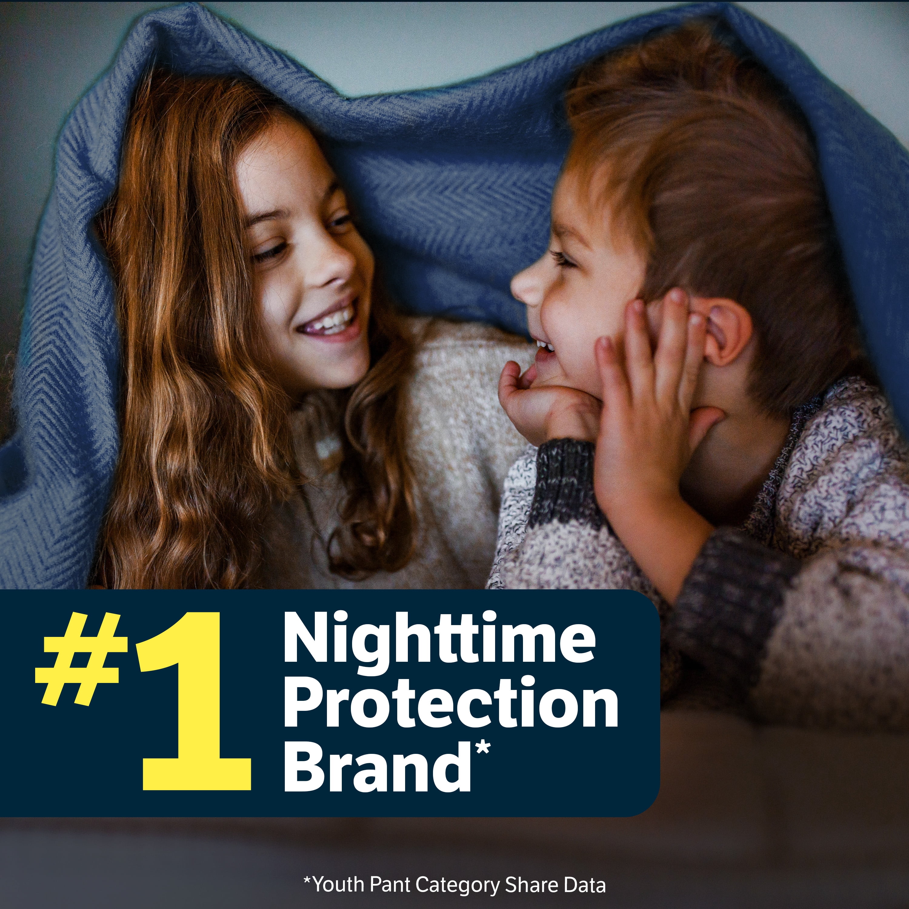 (2 pack) Goodnites Disposable Bed Pads for Bedwetting, 2.4 x 2.8 ft, 9 Count