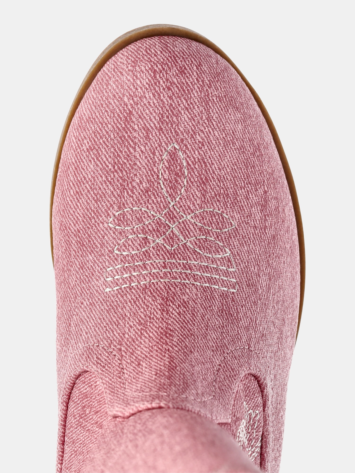 Wonder Nation Little and Big Girls' Color Denim Western Cowgirl Boots