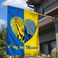 thumbnail image 2 of Flagwix Ukraine Flag Pray For Ukraine BNT583F Ukraine Flags, Indoor Outdoor Decoration - House Flag (29.5" x 39.5"), 2 of 6