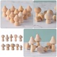 thumbnail image 3 of 10 Pcs Décorations de Champignon en Bois Accessoires de Champignon, 3 of 8