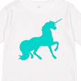thumbnail image 4 of Inktastic Aqua Unicorn Boys or Girls Long Sleeve Toddler T-Shirt, 4 of 5