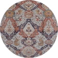 thumbnail image 2 of Addison Rugs Mayfield Premium Machine Washable Transitional Panels Blue Round Rug, 8' x 8', 2 of 6