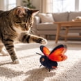 thumbnail image 6 of Touch-Activated Rechargeable Cat Toy – Flapping Butterfly with Hanging Suction Cup, Interactive Electronic Toy for Indoor Kittens & Cats, 6 of 6