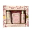 thumbnail image 3 of Crabtree & Evelyn Evelyn Rose 3pc Gift Set (Hand Therapy 3.5oz, Cleansing Bar 4.4oz,  Body Mist 4 fl oz), 3 of 4