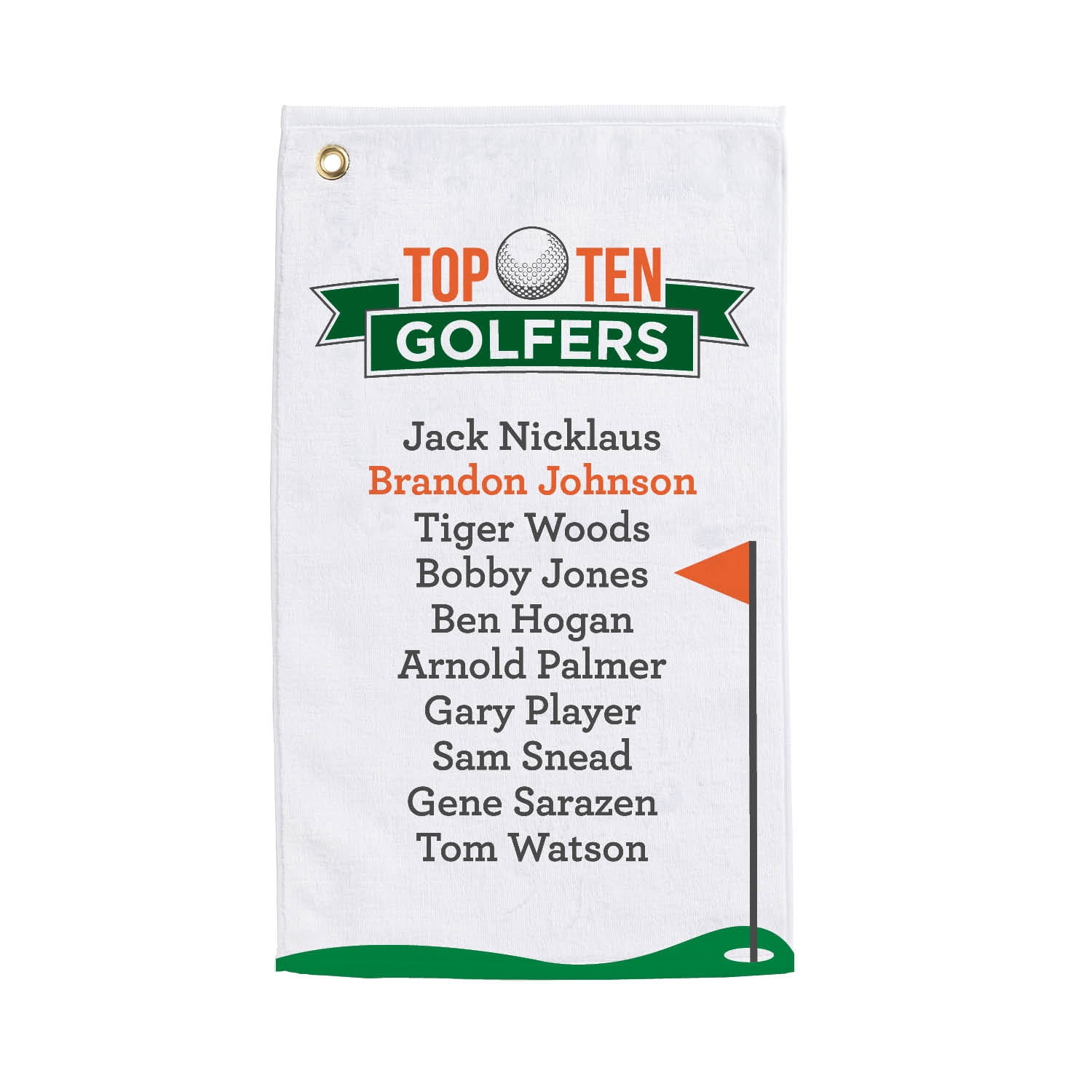 Top Ten Personalized Golf Towel