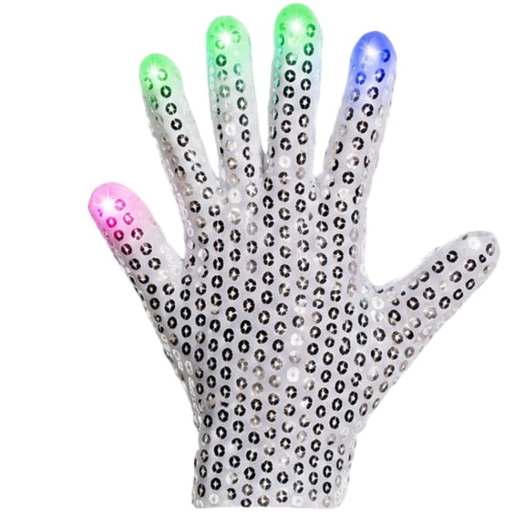Rock Pop Star LED Right Hand Sequin Glove