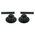 thumbnail image 1 of Juego de 2 manerales para regadera, palanca, negro, Tubig Foset TBMR-62M, 1 of 2