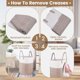 thumbnail image 4 of Laundry Basket - 40 x 35 cm Foldable Storage Baskets - Cotton Rope Laundry Basket with Handles - Toy Storage Basket - for Living Room, Bathroom, 4 of 5