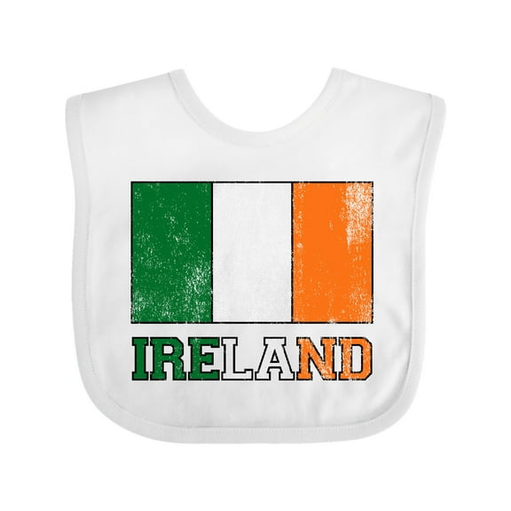 Inktastic Ireland Flag Boys or Girls Baby Bib