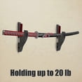 thumbnail image 4 of Sword Wall Mount 2/set 1-tier Padded Hook Katana Holder Adjustable Display Hanger Compatible Samurai Sword, 4 of 5