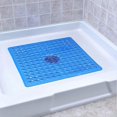 thumbnail image 2 of KAIYANG Alfombrilla para ducha, alfombrillas antideslizantes y cómodas para bañera con drenaje, alfombrillas de baño de PVC, 2 of 4