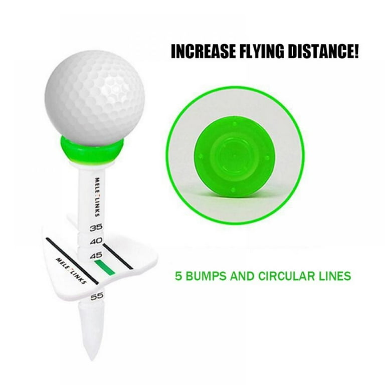 Acrylic Golf Ball Display Stand | Holds 3 Golf Balls | Acrylic and Metal |  3 Golf Tees Included (Acrylic)