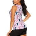 thumbnail image 3 of Balery Cartoon Poodle Dog Camiseta sin mangas estampada ligera para mujer, tops de entrenamiento sin mangas, camisetas de yoga transpirables de secado rápido.-X-Large, 3 of 7