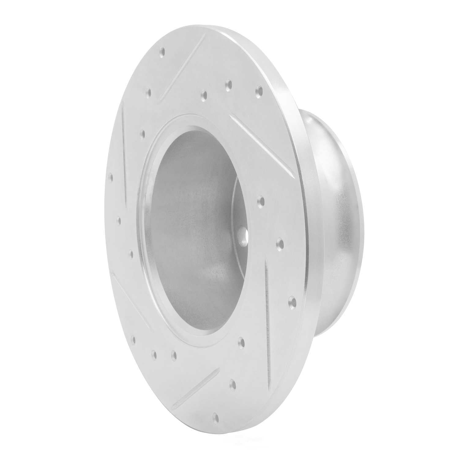 Dynamic Friction Company 631-74036R DFC Brake Rotor - Drilled And Slotted - Silver