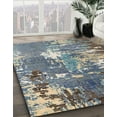 thumbnail image 2 of Ahgly Company Indoor Square Abstract Dark Gray Abstract Area Rugs, 5' Square, 2 of 6