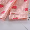 thumbnail image 6 of Uccdo 2-8T Kids Toddler Boys Girls Cotton Button Down Pajama Sets Sleepwear Nightwear, 6 of 8