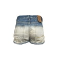 thumbnail image 3 of MAISON SCOTCH Women's Jean Ombre Boyfriend Fit Shorts, Blue, 27, 3 of 3