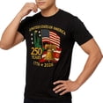thumbnail image 3 of American 250 Anniversary Shirt Men's Patriotic Independence Day Graphic Casual Short Sleeve Comfort Tee Mens 4Th of July T Shirts Black L, 3 of 4