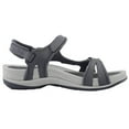 thumbnail image 4 of GP Signature SNAP LOCK Sandals for Women: 9179 Grey-22, EU39 (US Size 8 - 8.5), 4 of 9