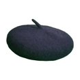 thumbnail image 1 of Gorro para perro y gato, boina de lana, cuerda elástica ajustable, disfraz para cumpleaños, decoración para perros Negro, 1 of 9