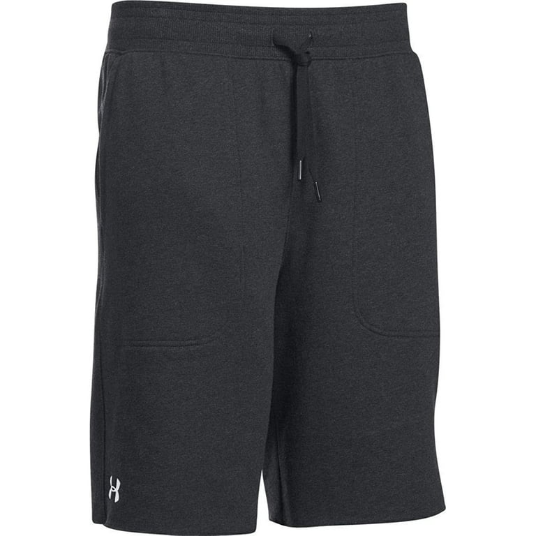 Under Armour Men's Hustle Fleece Short BLACK WHITE XL